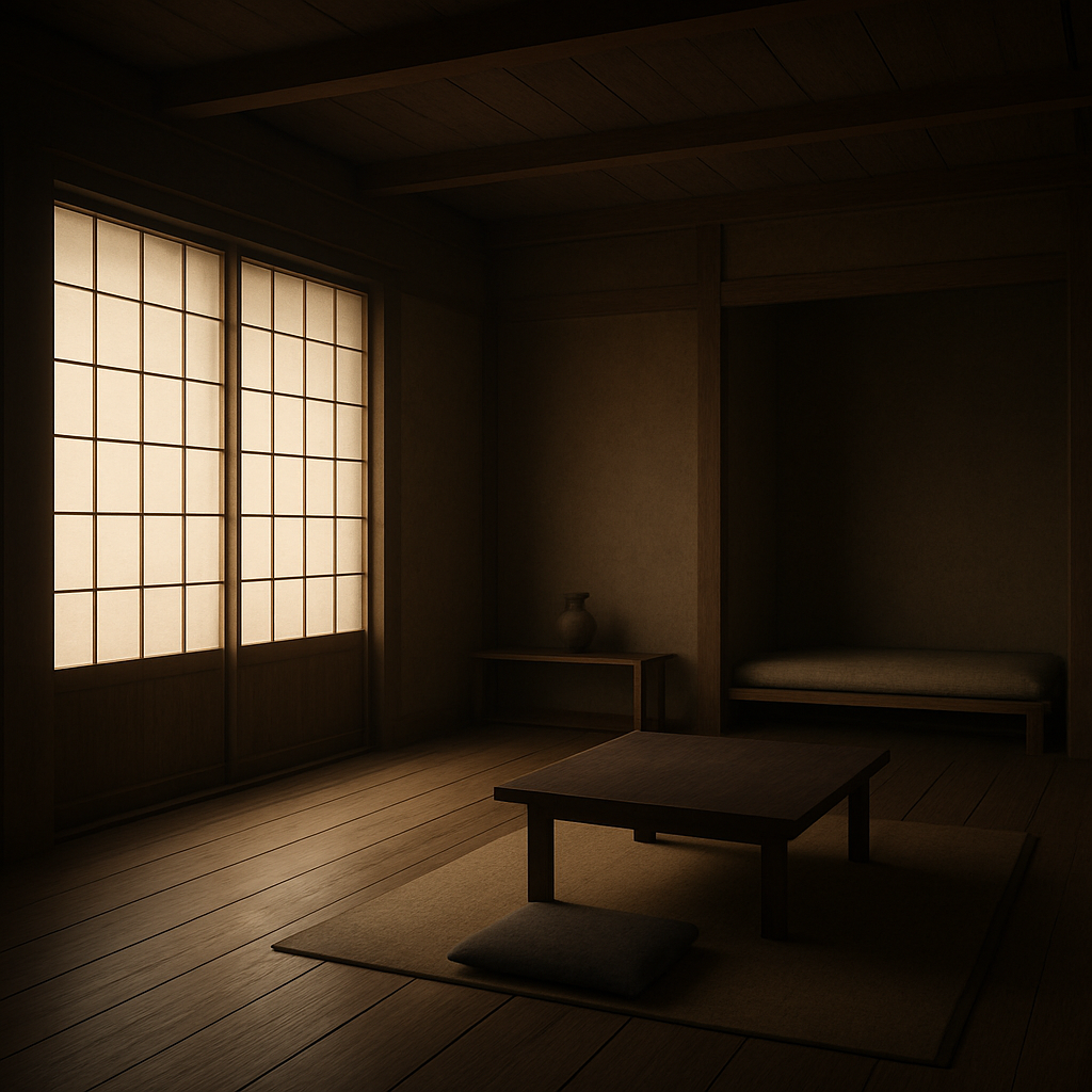 Quiet Interior: an AI-generated navigable 3D world